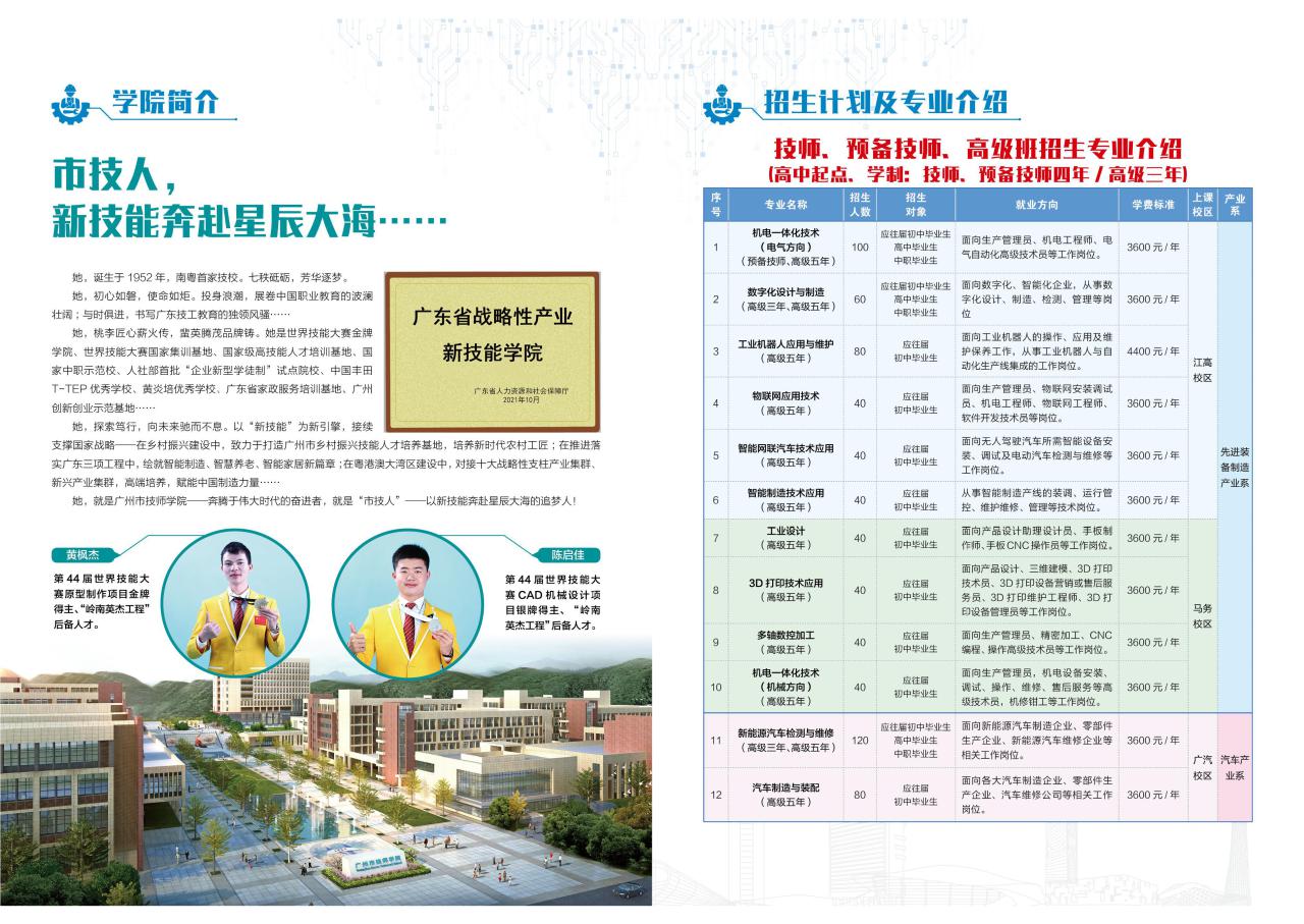 广州市技师学院（附招生计划）-广东技校排名网