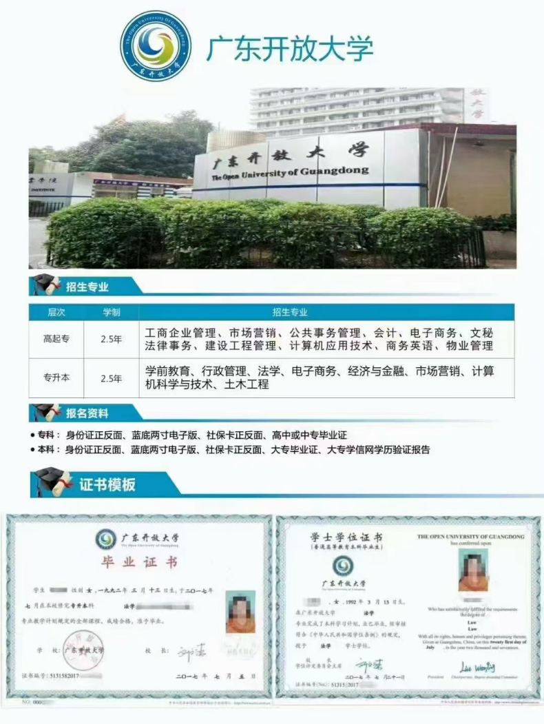 广东开放大学学历正规吗？报名后要考试吗？多久毕业？-1