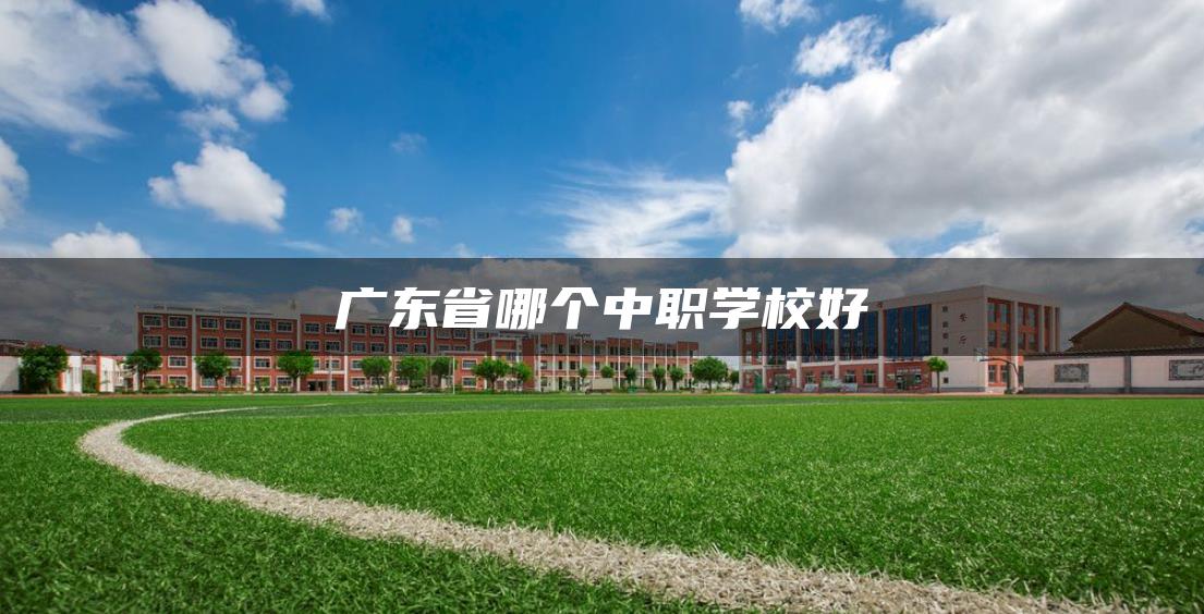 广东省哪个中职学校好